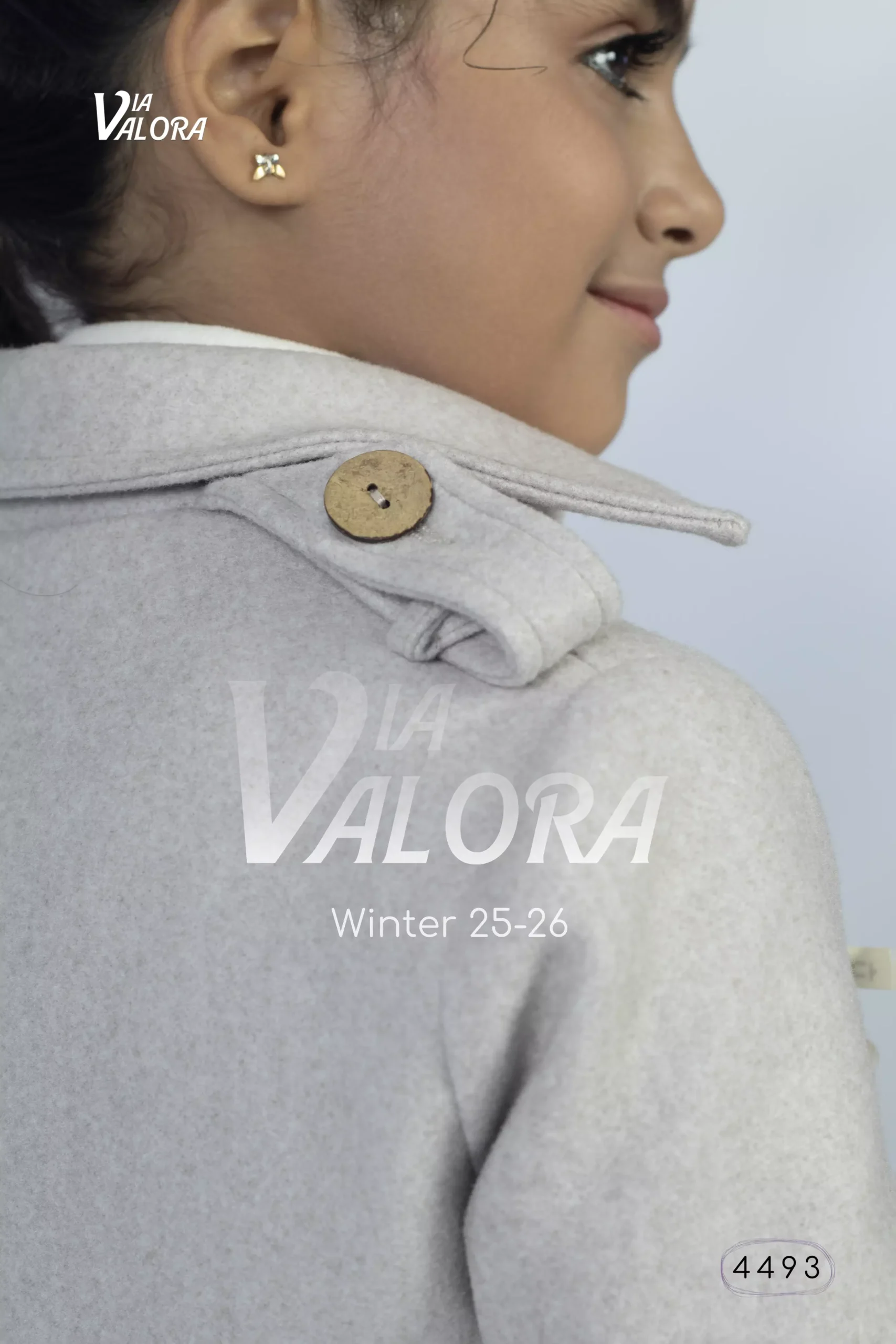 ⁦طقم بناتي 3 قطع – جوخ ممزوج – طول 80 سم - 4493⁩ - الصورة ⁦5⁩