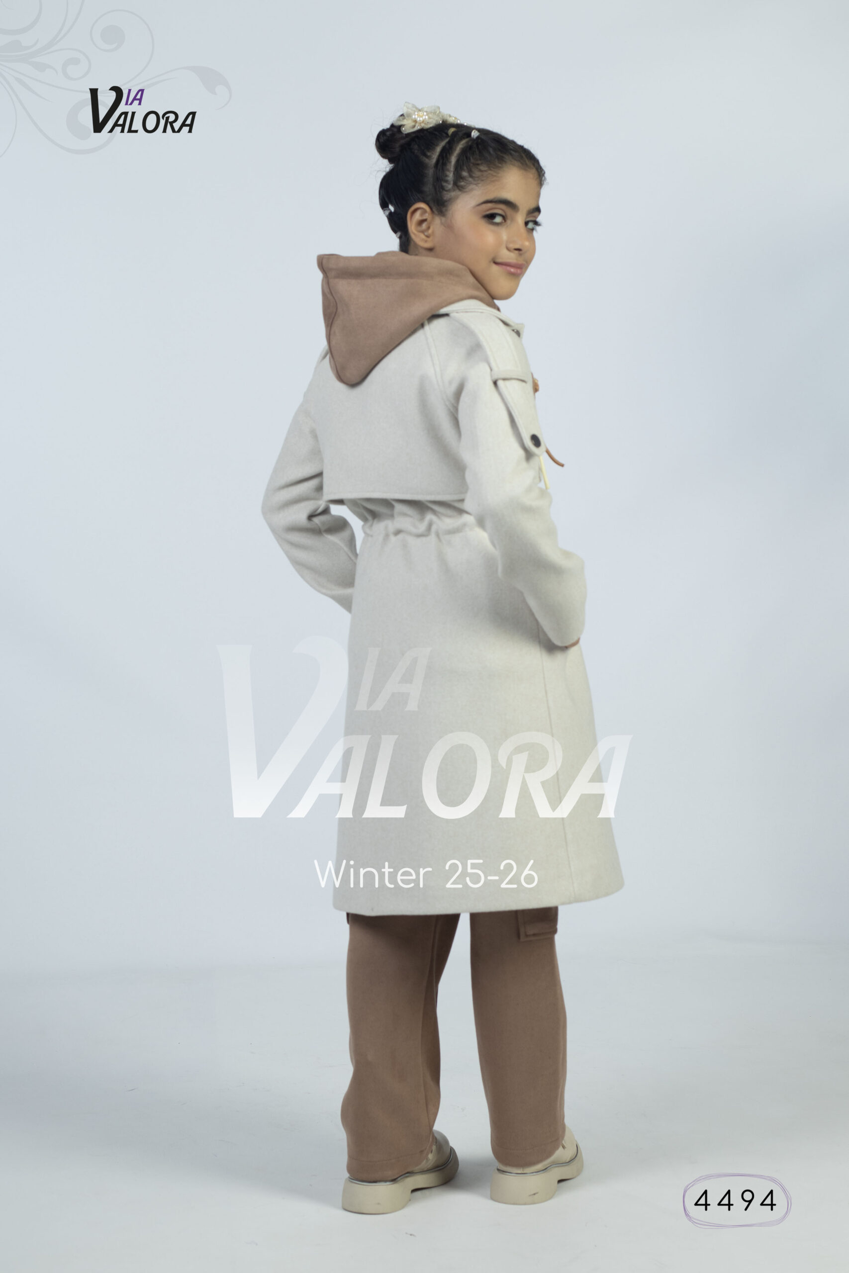 ⁦طقم بناتي 3 قطع – جوخ – طول 80 سم - 4494⁩ - الصورة ⁦3⁩