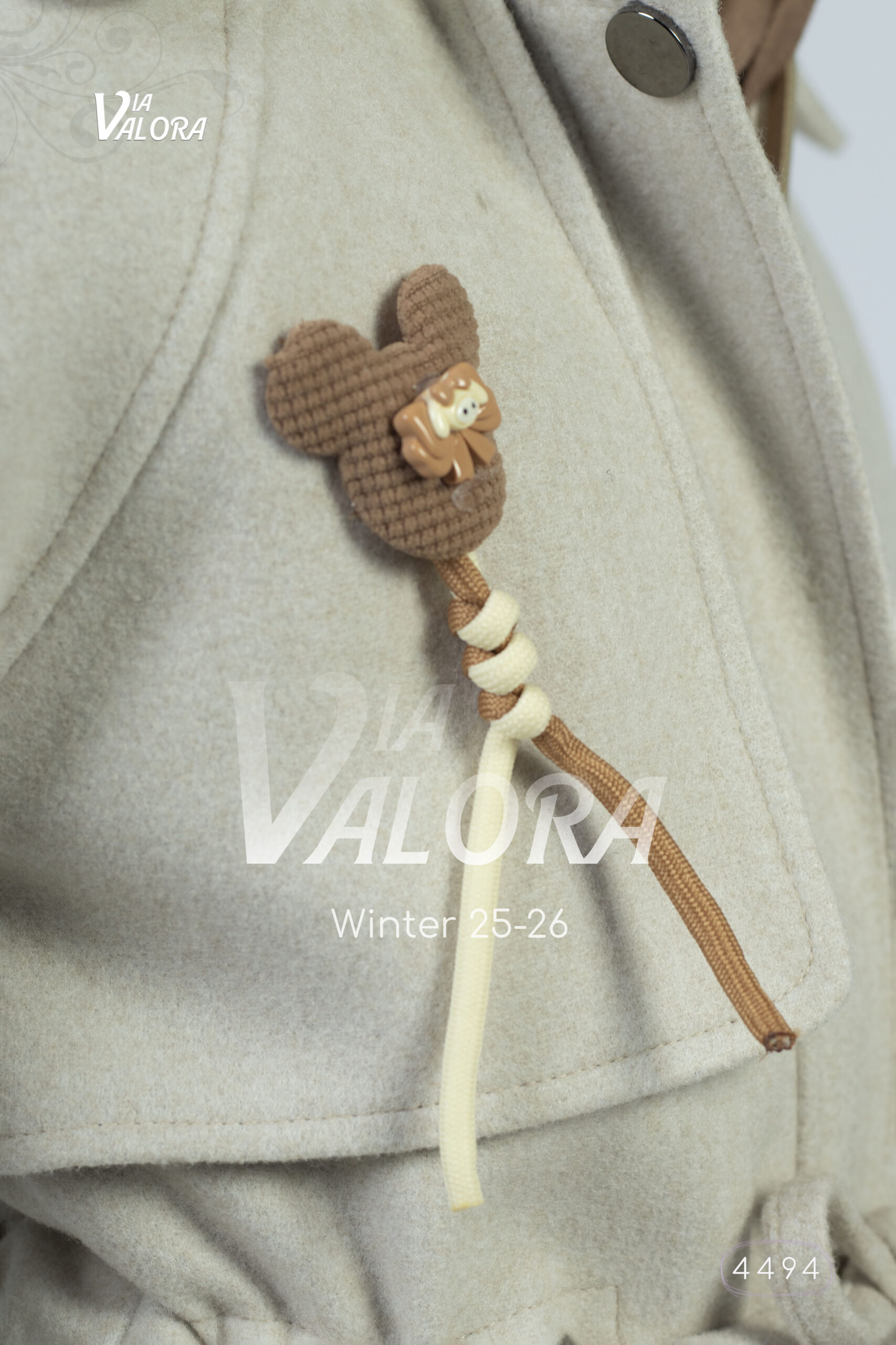 ⁦طقم بناتي 3 قطع – جوخ – طول 80 سم - 4494⁩ - الصورة ⁦2⁩