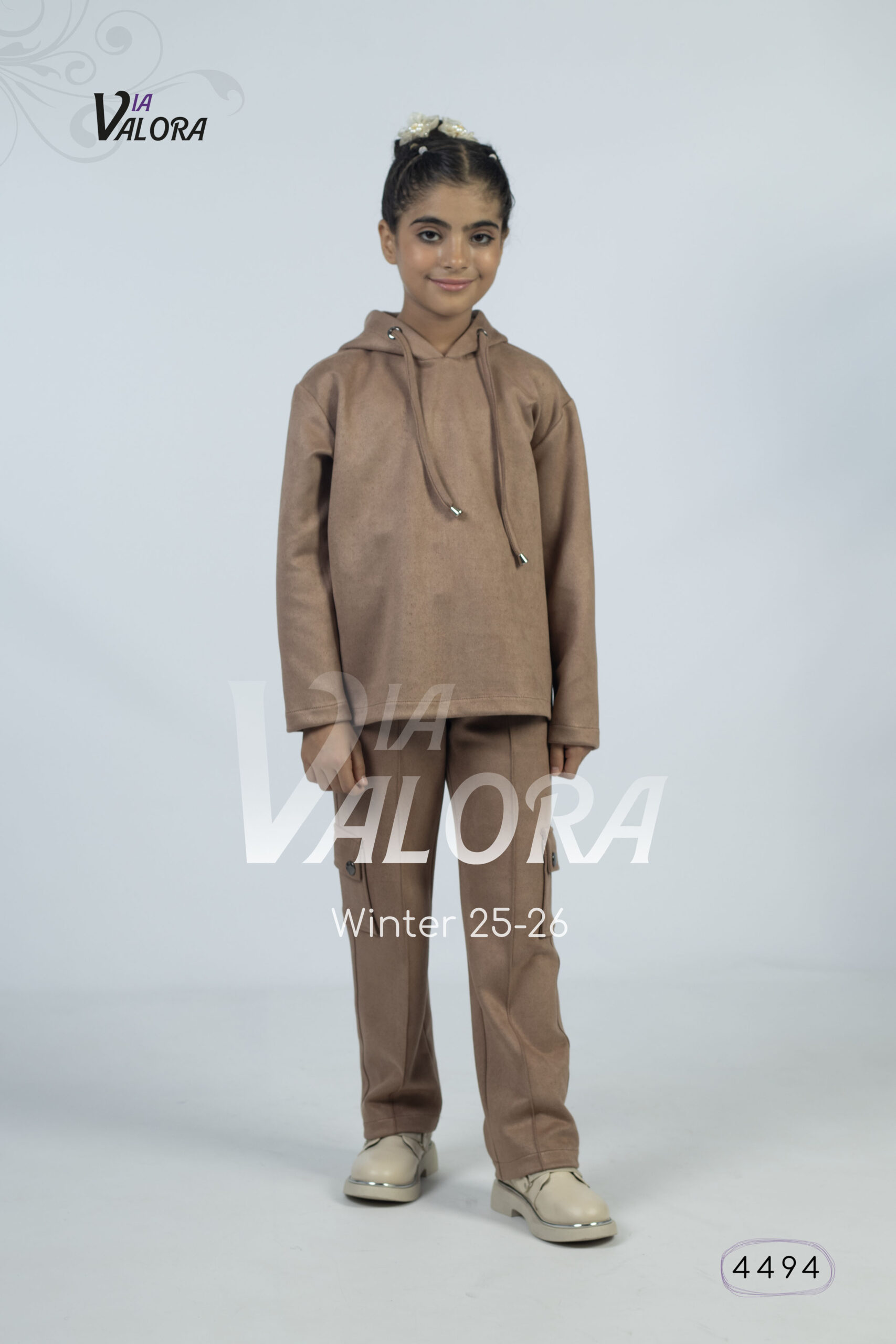 ⁦طقم بناتي 3 قطع – جوخ – طول 80 سم - 4494⁩ - الصورة ⁦6⁩