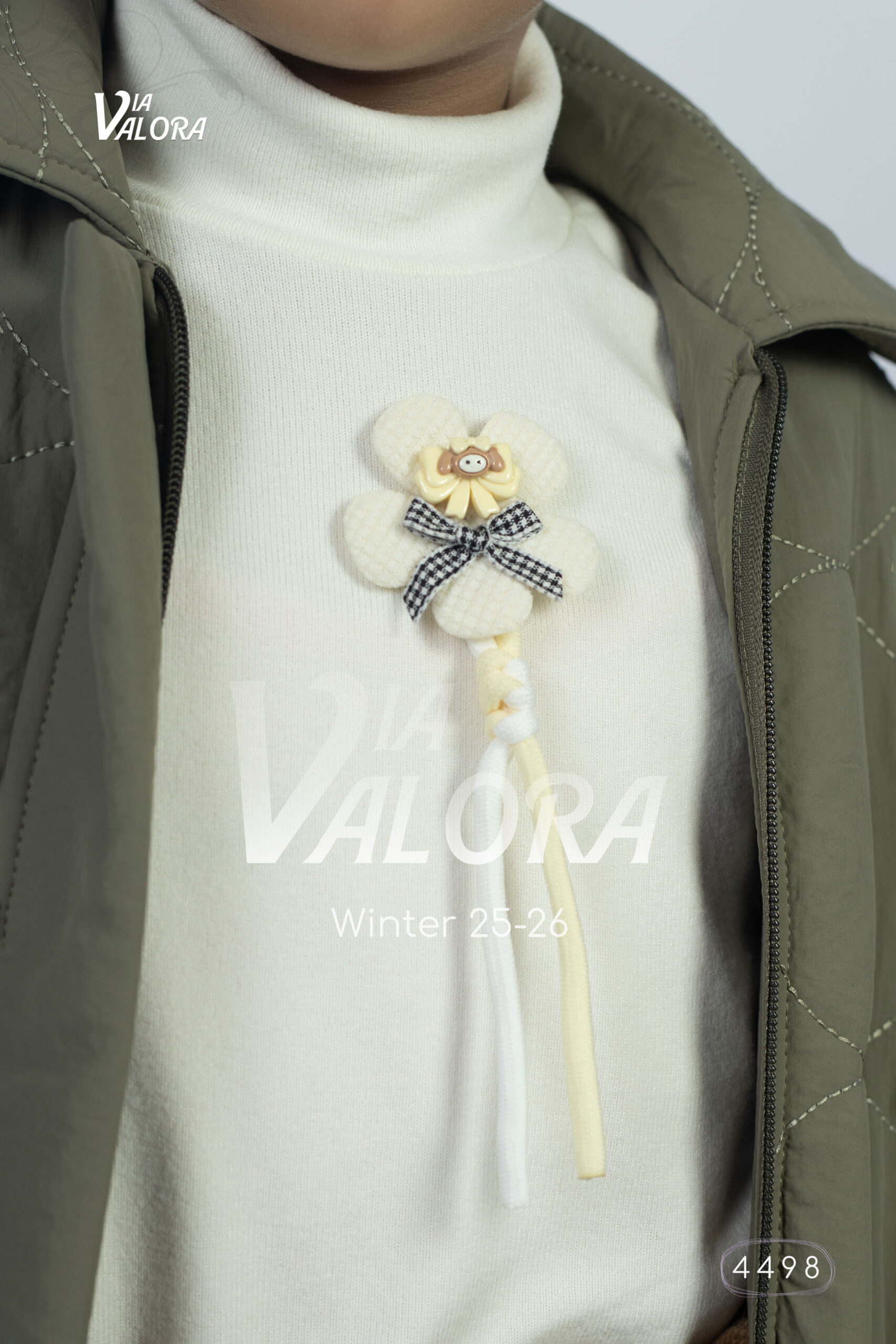 ⁦طقم بناتي 3 قطع – برشوت – طول 80 سم - 4498⁩ - الصورة ⁦4⁩