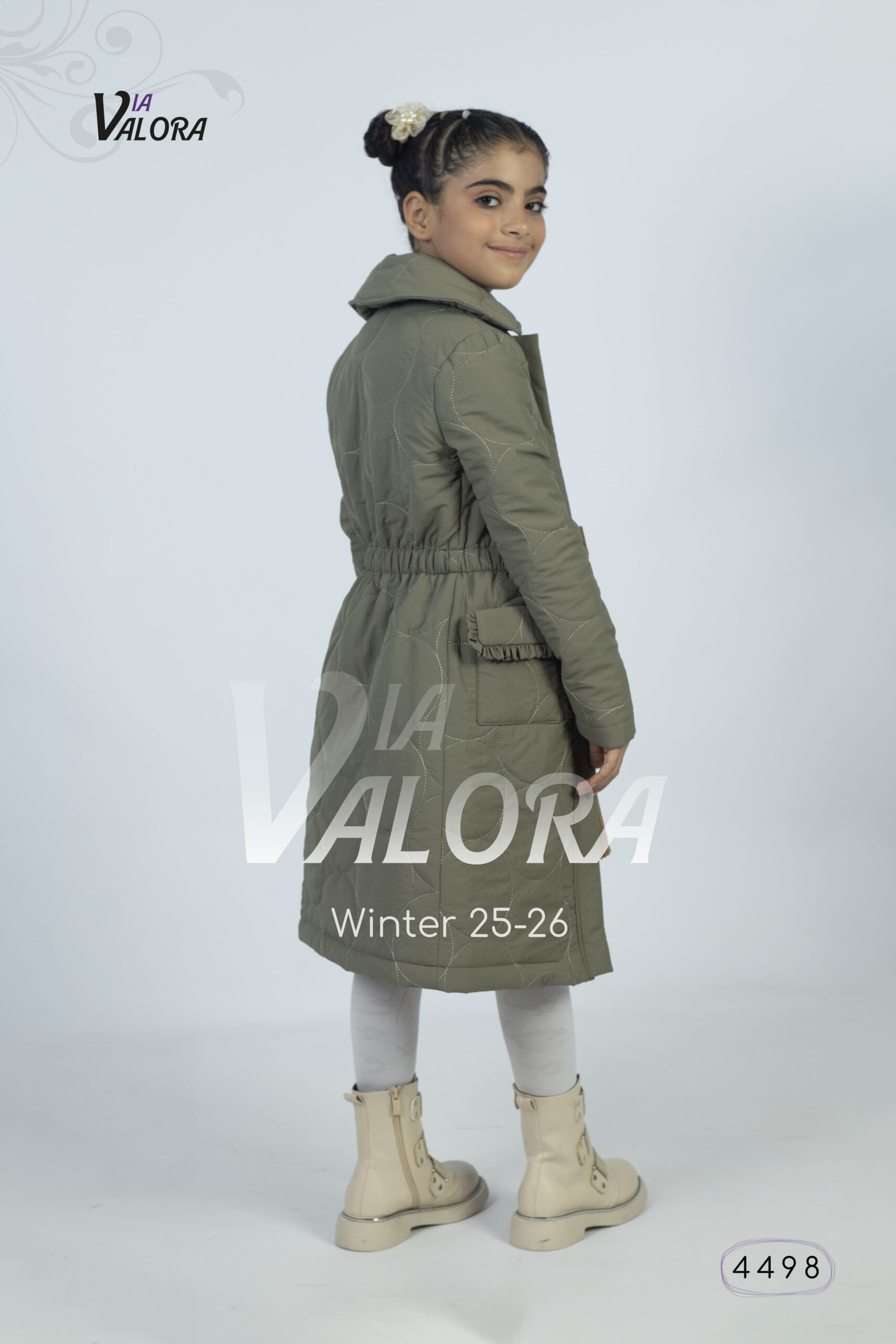 ⁦طقم بناتي 3 قطع – برشوت – طول 80 سم - 4498⁩ - الصورة ⁦5⁩