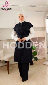 طقم جينز كع بنطال-4842
